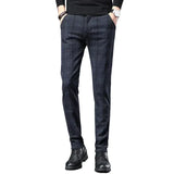 Karierte Casual-Herrenhose