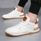 Herren-Lederschuhe mit dicker Sohle