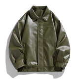 Herren-Bikerjacke aus Leder