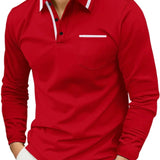 Legeres Strick-Poloshirt für Herren