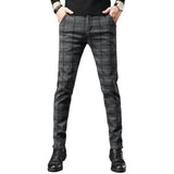 Karierte Casual-Herrenhose
