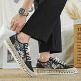 Elegante Herrenschuhe aus Canvas