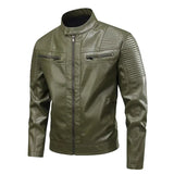 Retro-Herren-Lederjacke