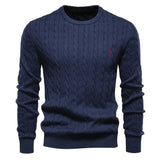 Manfred Herrenpullover mit Zopfmuster