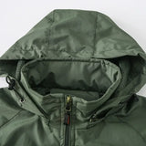 Wasserdichte Herren-Outdoorjacke mit Kapuze