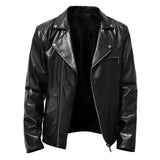 Lässige Herren-Lederjacke