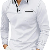 Legeres Strick-Poloshirt für Herren