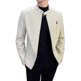 Elegante Herren-Lederjacke