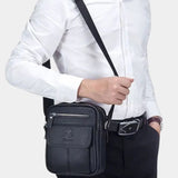 Simon Herren-Messenger-Tasche aus Leder