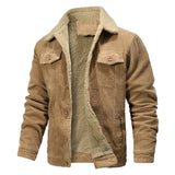 Lässige Herrenjacke mit Fleecefutter