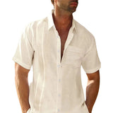 Elegantes Herren-Sommerhemd mit Leinen