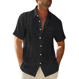 Elegantes Herren-Sommerhemd mit Leinen