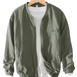 Herren-Sommerjacke mit Leinen