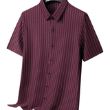 Herren-Poloshirt mit bunten Streifen