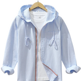 Leichter Herren-Kapuzenpullover mit Leinen