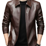 Lässige Herrenjacke aus Echtleder