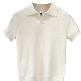 Luftiges Strick-Poloshirt für Herren