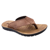 Offene Herren-Ledersandalen