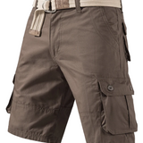 Knielange Herren-Cargoshorts aus Baumwolle