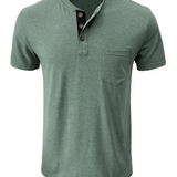 Lässiges Herren-T-Shirt aus Baumwolle