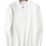 Eleganter Herrenpullover mit Reißverschluss