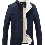 Eleganter Herrenmantel mit Fleece