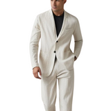 Manfred Elegantes Herren-Set mit Leinen