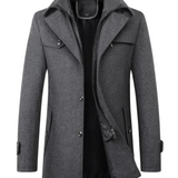Elegante Herren-Winterjacke aus Wolle