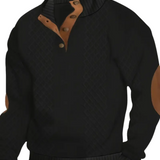 Eleganter Herrenpullover mit Knöpfen