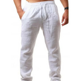 Luftige Herrenhose mit Leinen