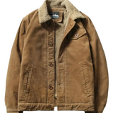 Herren-Winterjacke aus Samt