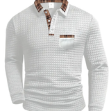 Gemustertes Herren-Poloshirt
