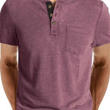 Lässiges Herren-T-Shirt aus Baumwolle