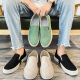 Atmungsaktive Herren-Slipper aus Canvas