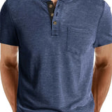 Lässiges Herren-T-Shirt aus Baumwolle