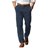 Elegante Herrenhose mit Leinen