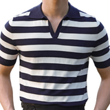 Manfred Gestreiftes Herren-Poloshirt