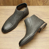 Herren-Chelsea-Boots aus Leder