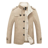 Eleganter Herrenmantel mit Fleece