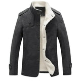 Eleganter Herrenmantel mit Fleece