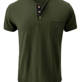 Lässiges Herren-T-Shirt aus Baumwolle