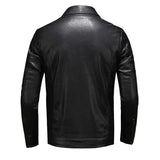 Günter Herrenjacke aus Kunstleder – tailliert