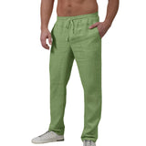 Elegante Herren-Sommerhose mit Leinen