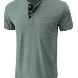 Lässiges Herren-T-Shirt aus Baumwolle