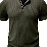 Elegantes Herren-T-Shirt mit Muster