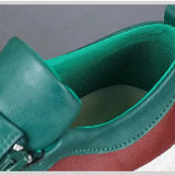 Herrenschuhe aus Leder mit Reißverschluss