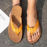Lässige Herren-Ledersandalen