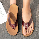 Lässige Herren-Ledersandalen