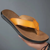 Lässige Herren-Ledersandalen