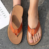 Lässige Herren-Ledersandalen